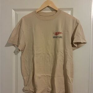 Abercrombie & Fitch Beige Short Sleeve Tee